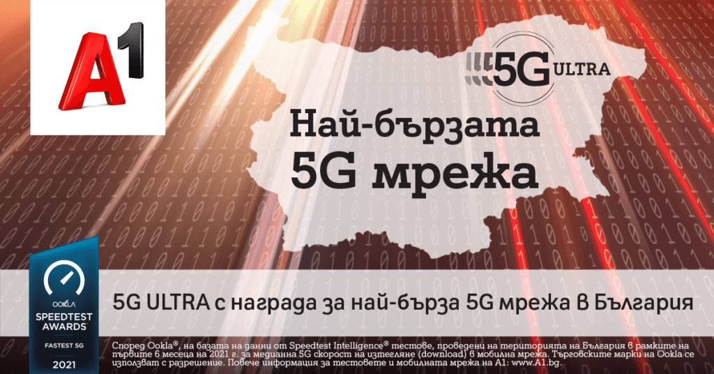 А1 първа пусна 5G мобилни планове в страната през април тази година.