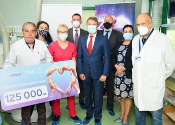 Пощенска банка и Visa предоставиха на “Софиямед” 125 000 лева
