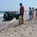 Пиян директор вилнее с джип на плажа в Кранево