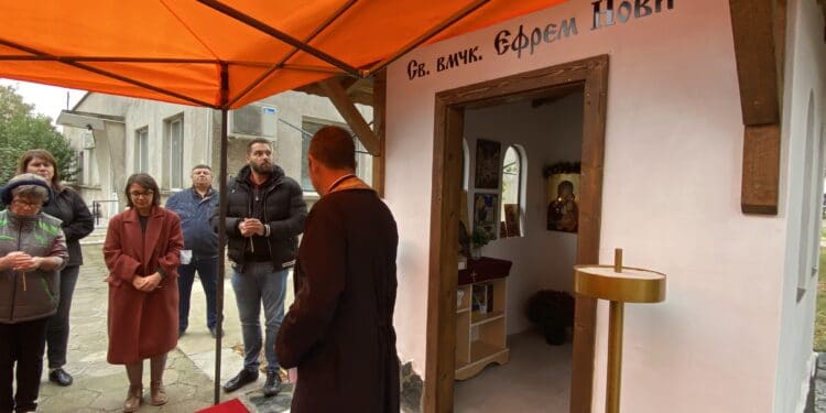 Осветиха първия храм у нас в чест на Светеца светкавица