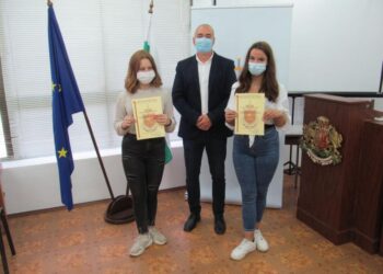 Ученичките бяха приети от главен инспектор Светлин Петев - началник на Районно управление-Търговище
