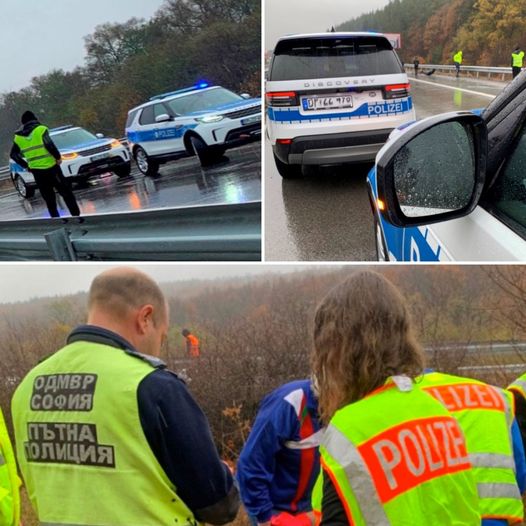 Германски полицаи оказват първа помощ при катастрофа на "Тракия" 1 258316385 10158754821483111 8560543972405947778 n