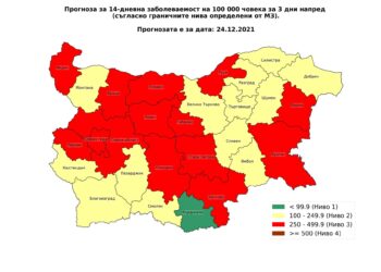 Кюстендил влезе в жълтата зона