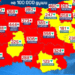 И област Велико Търново мина в жълто