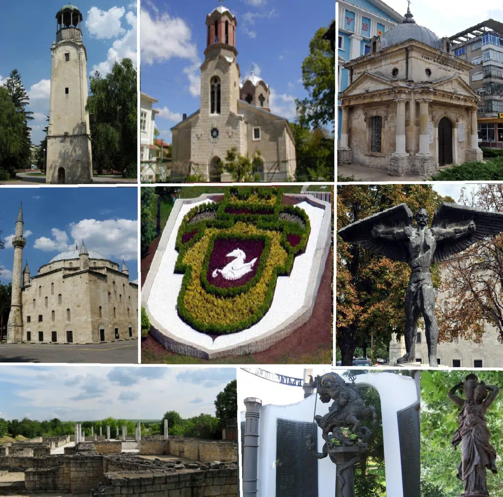 Честит празник, Разград! Богата програма за 28 януари 1 Collage of views of Razgrad