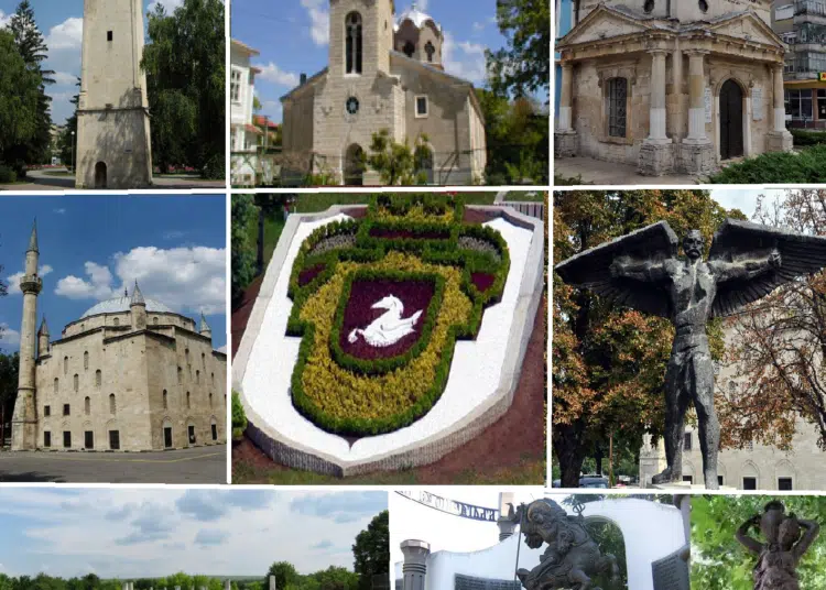 Collage of views of Razgrad