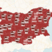 Цяла България вече е тъмночервена, 9871 са новите случаи