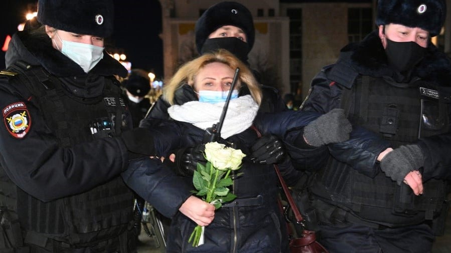антивоенни демонстрации русия