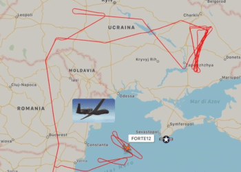 Военен дрон прелетя няколко пъти над България