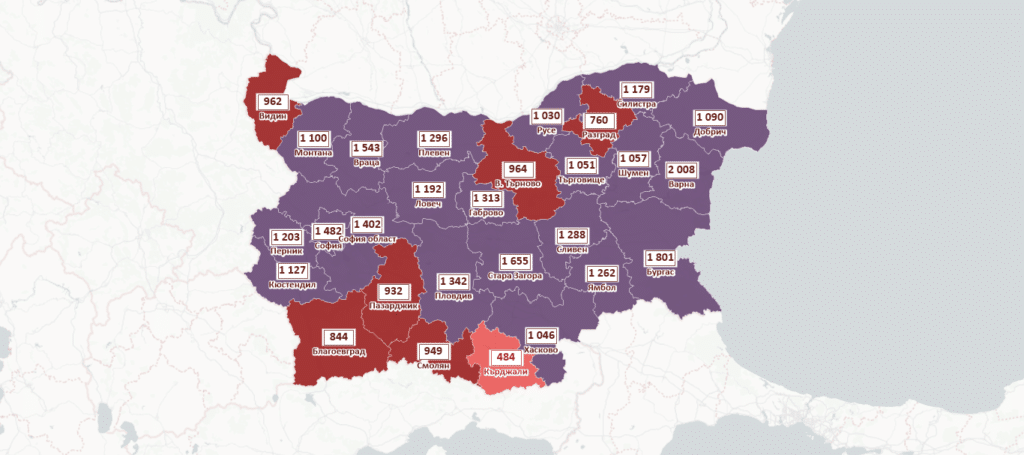 Ръст на новите ковид случаи, 95 са починалите 1 6 589 са новите случаи на ковид у нас