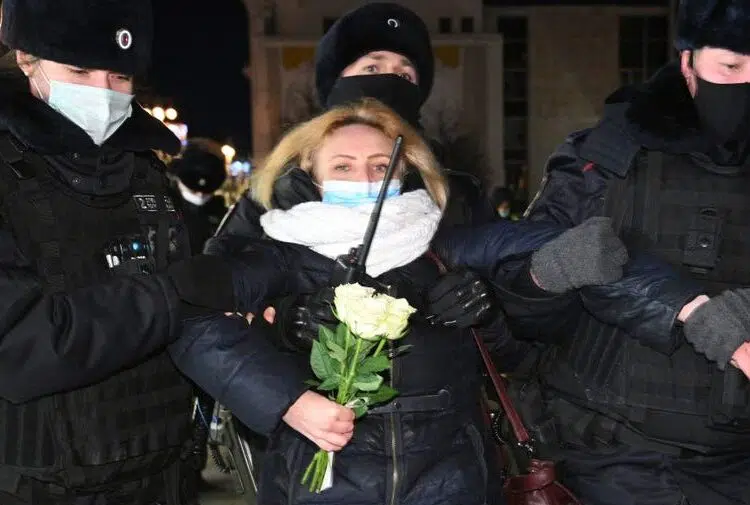 антивоенни демонстрации русия