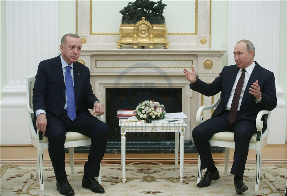 Ердоган към Путин: Да проправим пътя на мира в Украйна 1 Путин и Ердоган