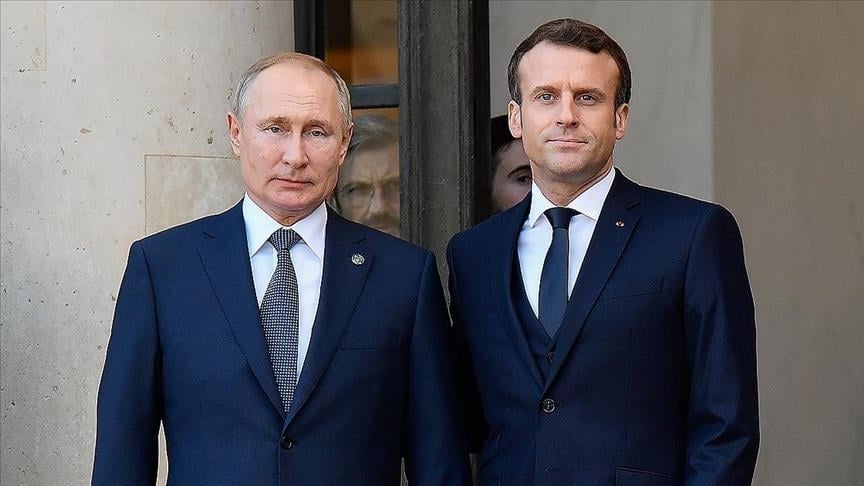 Макрон е поискал от Путин незабавно прекратяване на огъня в Украйна 1 Путин и Макрон