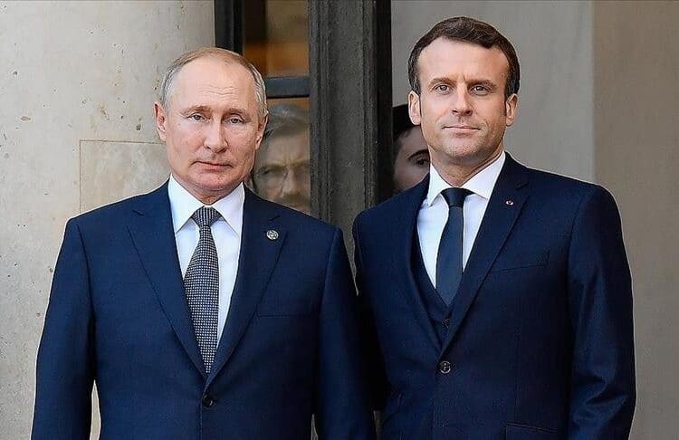 Путин и Макрон