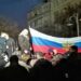 В Белград подкрепиха Путин с митинг, развяха руски знамена 8 В Белград подкрепиха Путин с митинг, развяха руски знамена