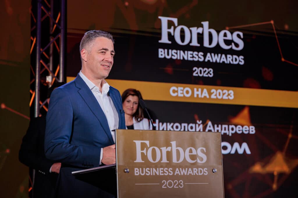 Николай Андреев e Forbes CEO на годината за 2023 2 Nikolai Andreev Forbes CEO of the year 2023 2