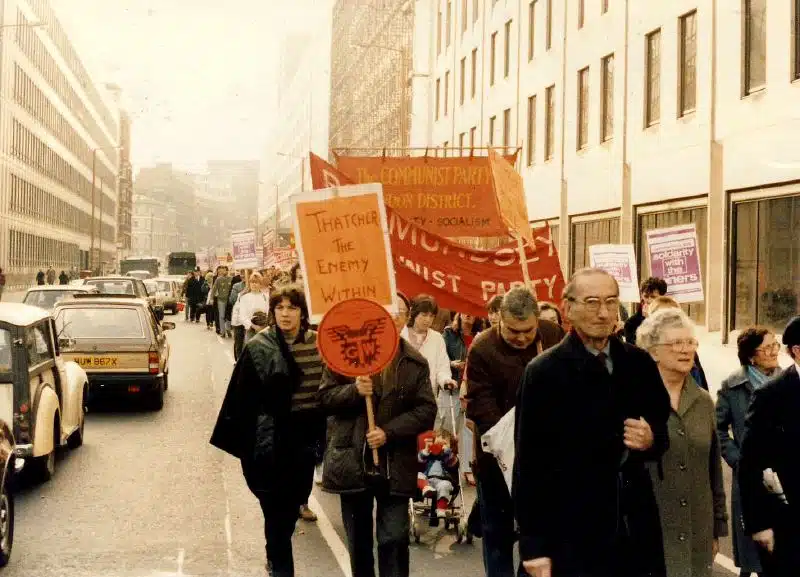 Miners strike rally London 1984 1