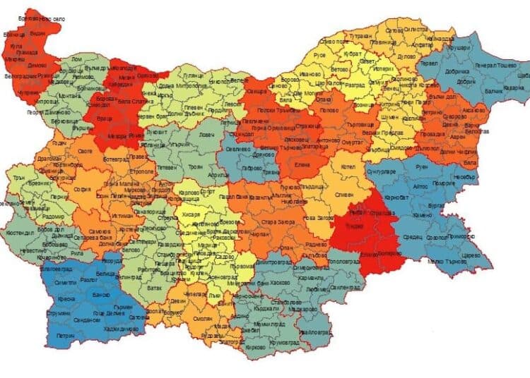 karta Balgariya
