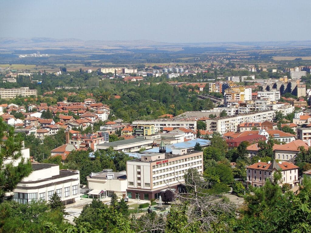 Vratsa view from the hut