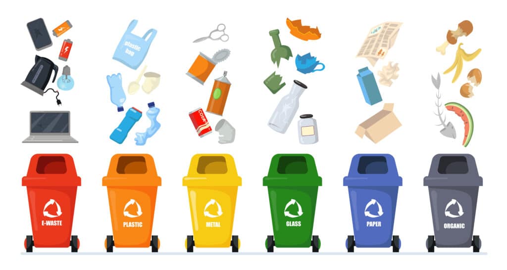 13146308 Garbage sorting set