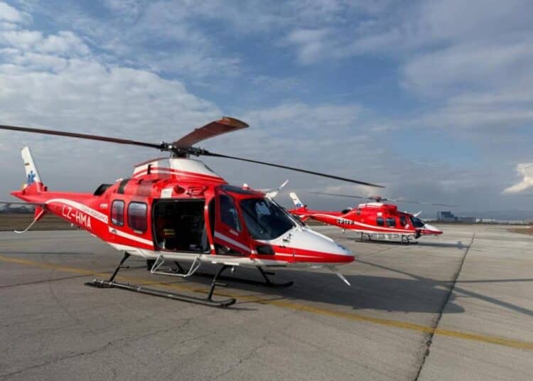 991 ratio medicinski helikopter
