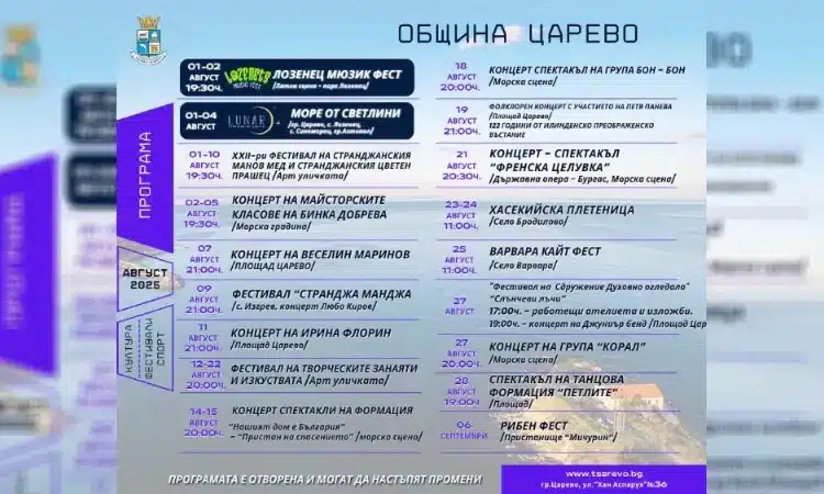 Август в Царево: фестивали под звездите и морски концерти 1 photomix image 5