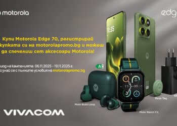 Започват продажбите на ултратънкия смартфон Motorola Edge 70 във Vivacom