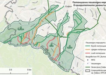 “Визия за Витоша”: 4 коридора свързват зелените пространства на града с пътеките в планината