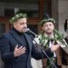 Кметът на Етрополе инж. Владимир Александров посрещна бог Сабазий (снимки)