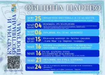Царево оживява с богата палитра от майски събития