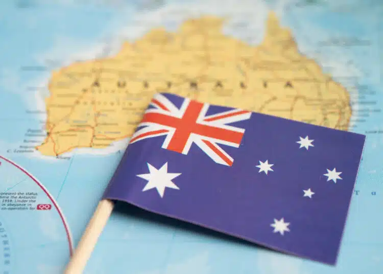 australian flag on a map of australia 2026 03 25 06 59 10 utc scaled 1