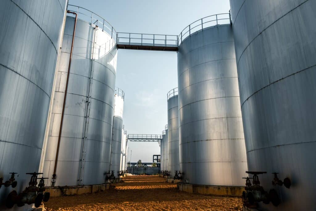 storage tanks