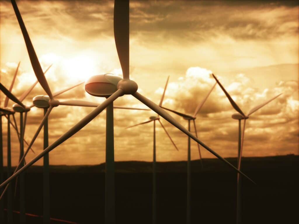 wind farms power generation electrical energy