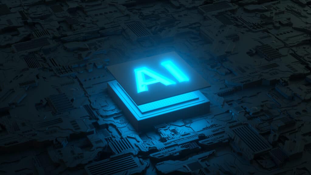 Как AI вече подкрепя ESG функциите? 2 circuit board and ai micro processor artificial i 2025 03 09 19 08 58 utc scaled 1