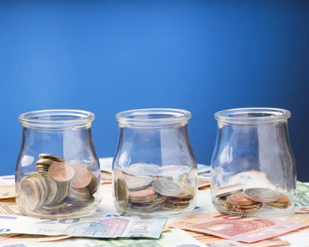 jars with coins banknotes 338dbe7f