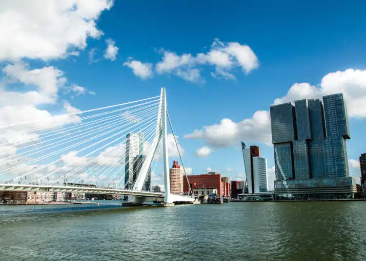 panorama erasmus bridge over the river meuse in ro 2026 03 16 06 30 37 utc scaled 1