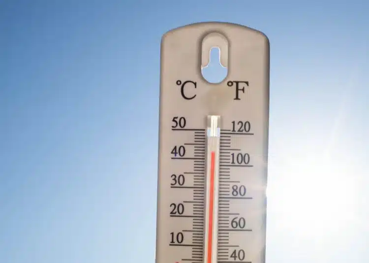 Екстремните горещини засилват кризите в Централна и Източна Европа 1 thermometer over 38 degrees heat wave